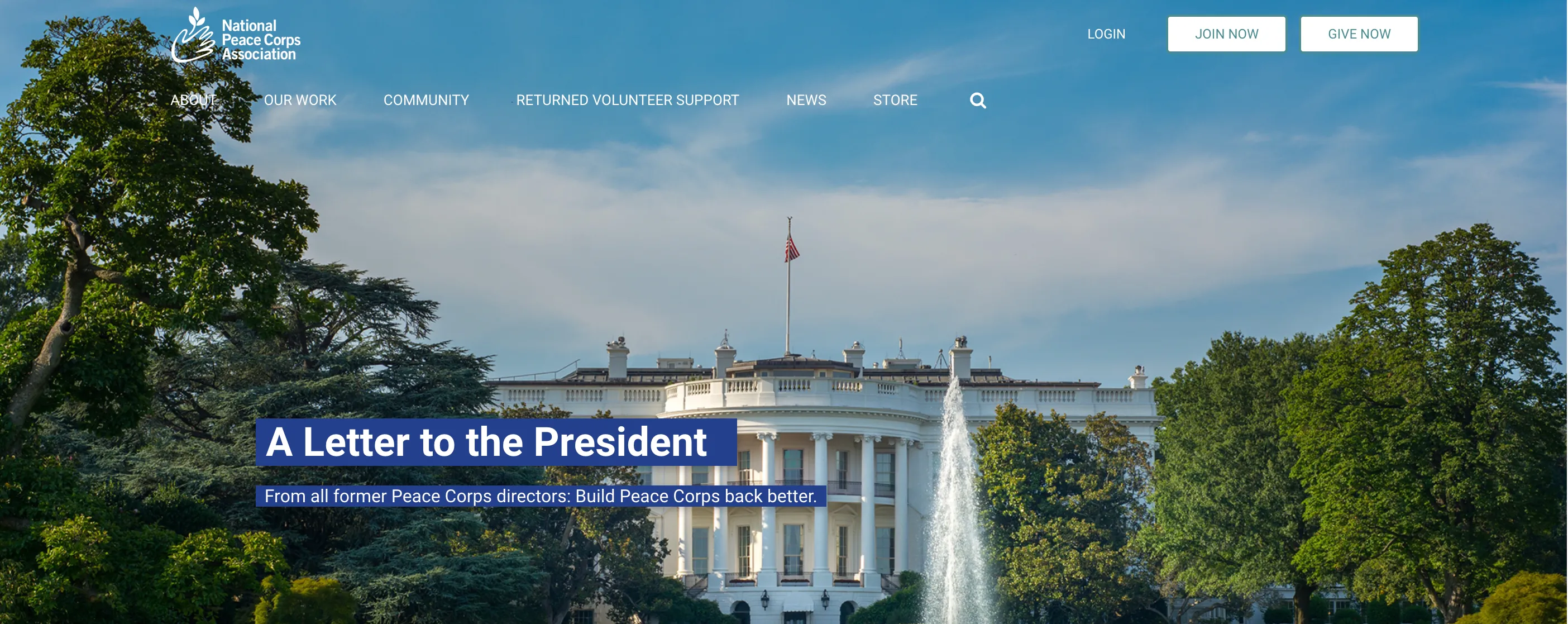 The Peace Corps is on the way back
