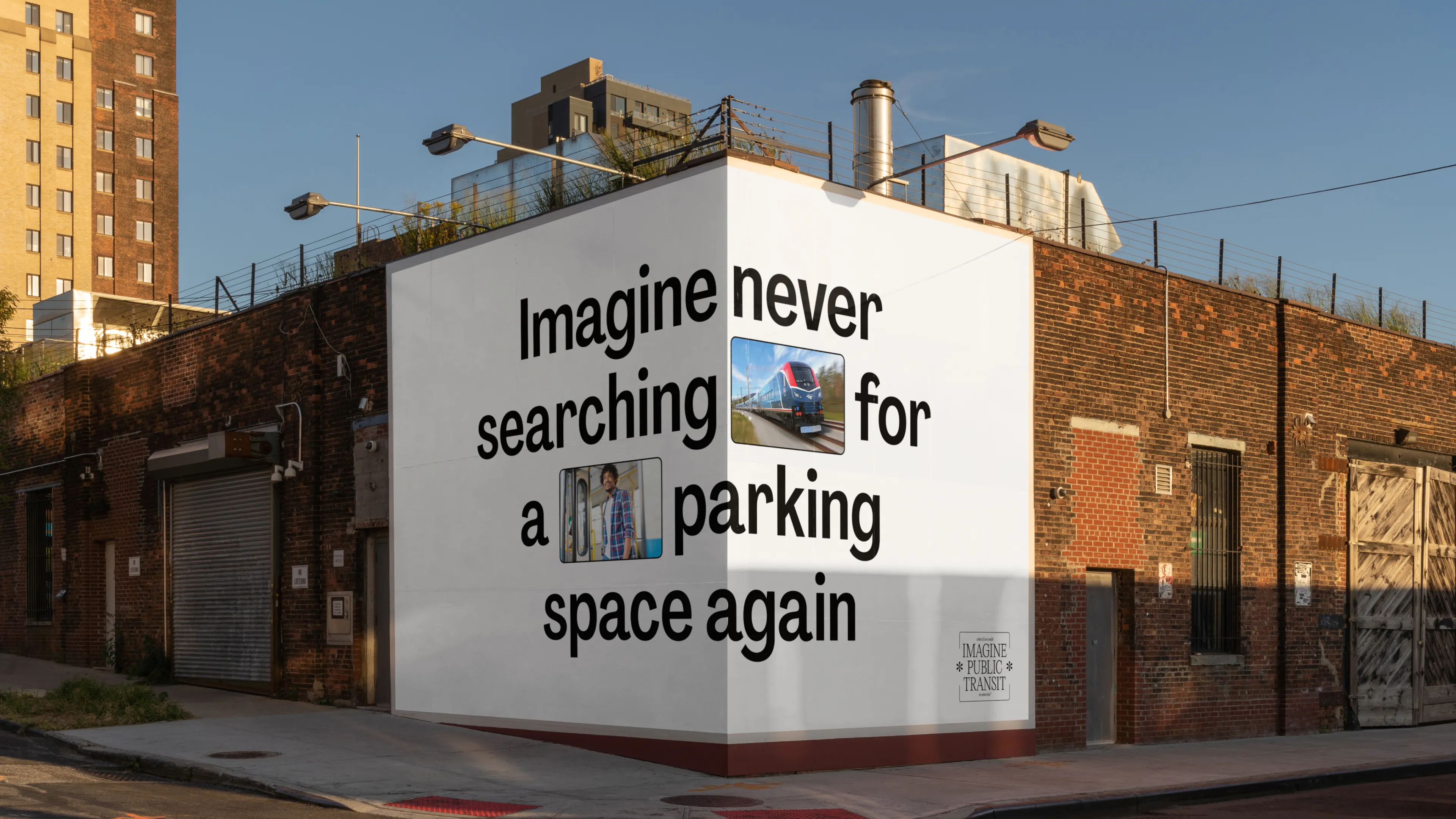Billboard design for Imagine Public Transportation