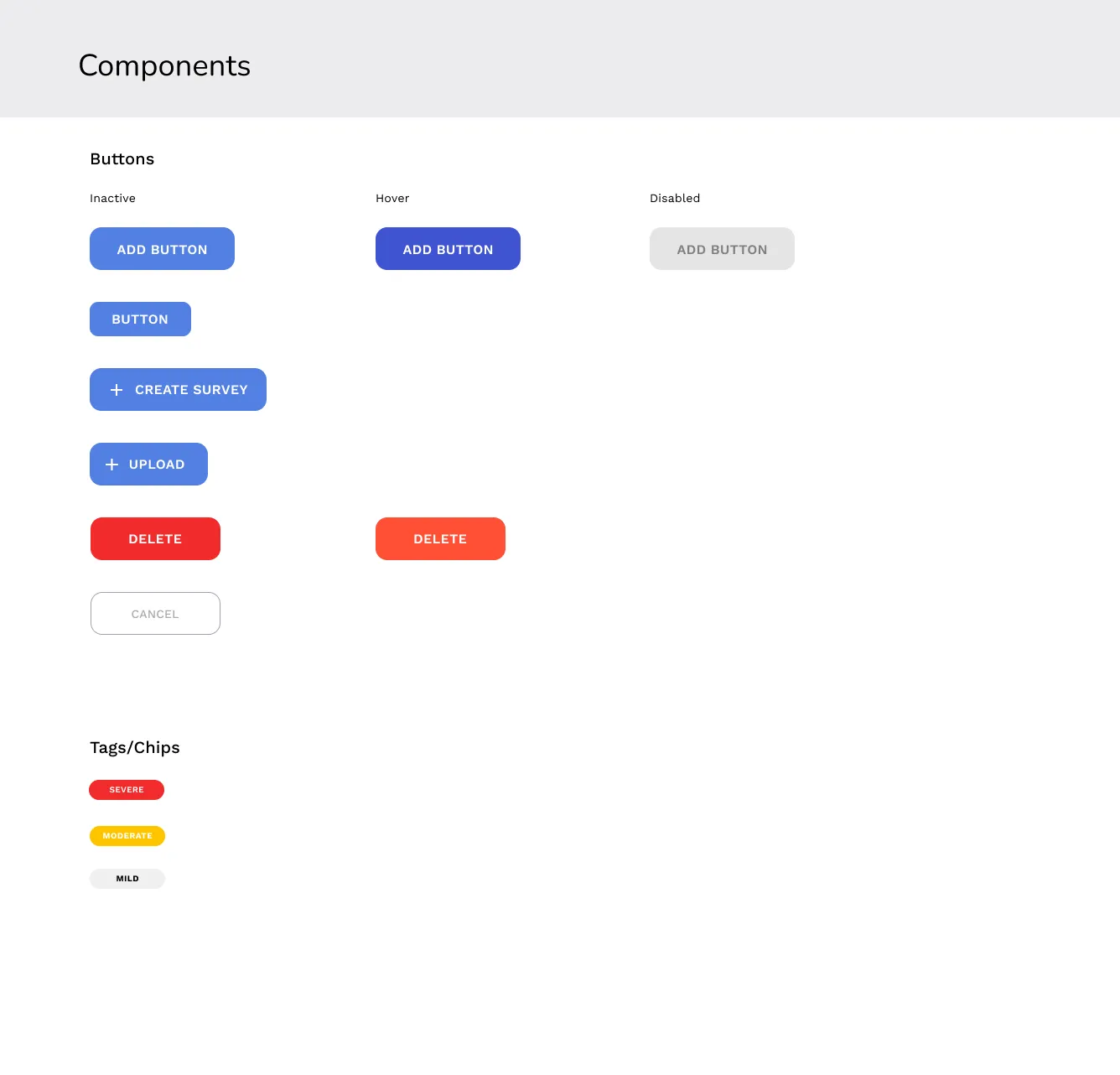 Form input components