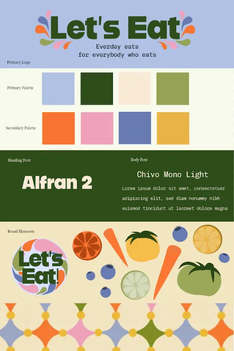 Student work - Let's Eat