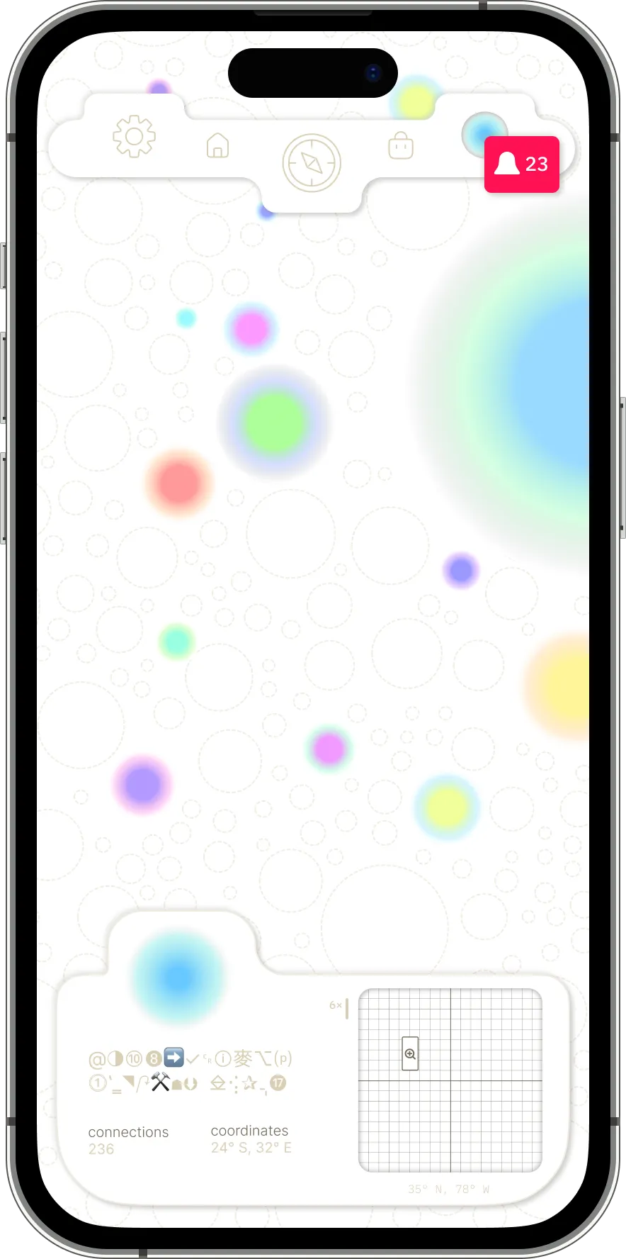 Fake marketing slide for Nothing social media. Text reads What if social networking was content free? With three phones next to it displaying the app.