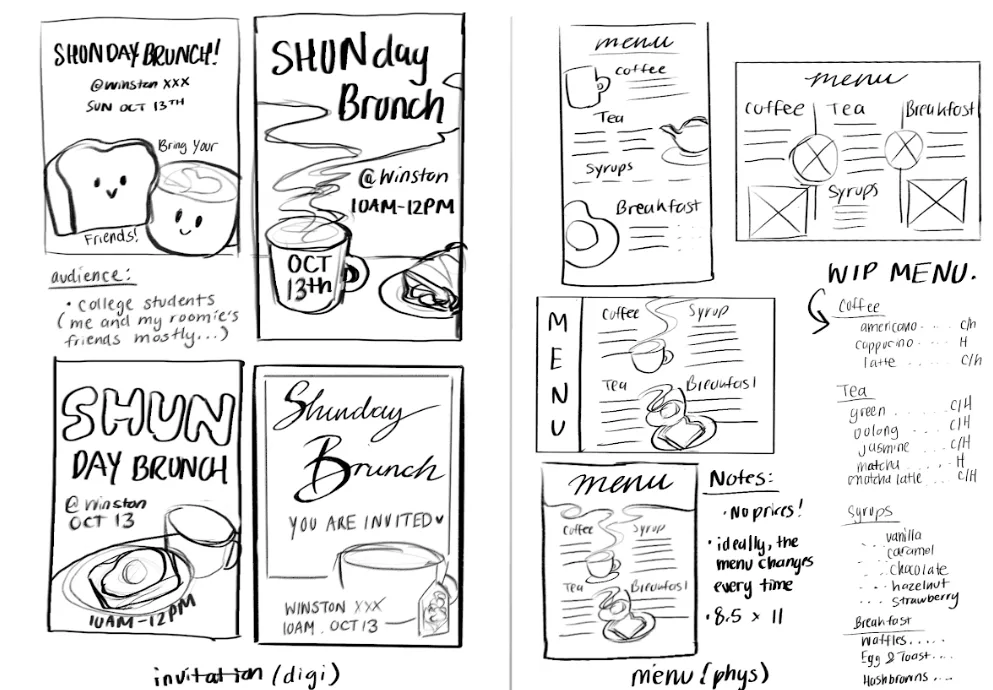 Student work - Shunday
