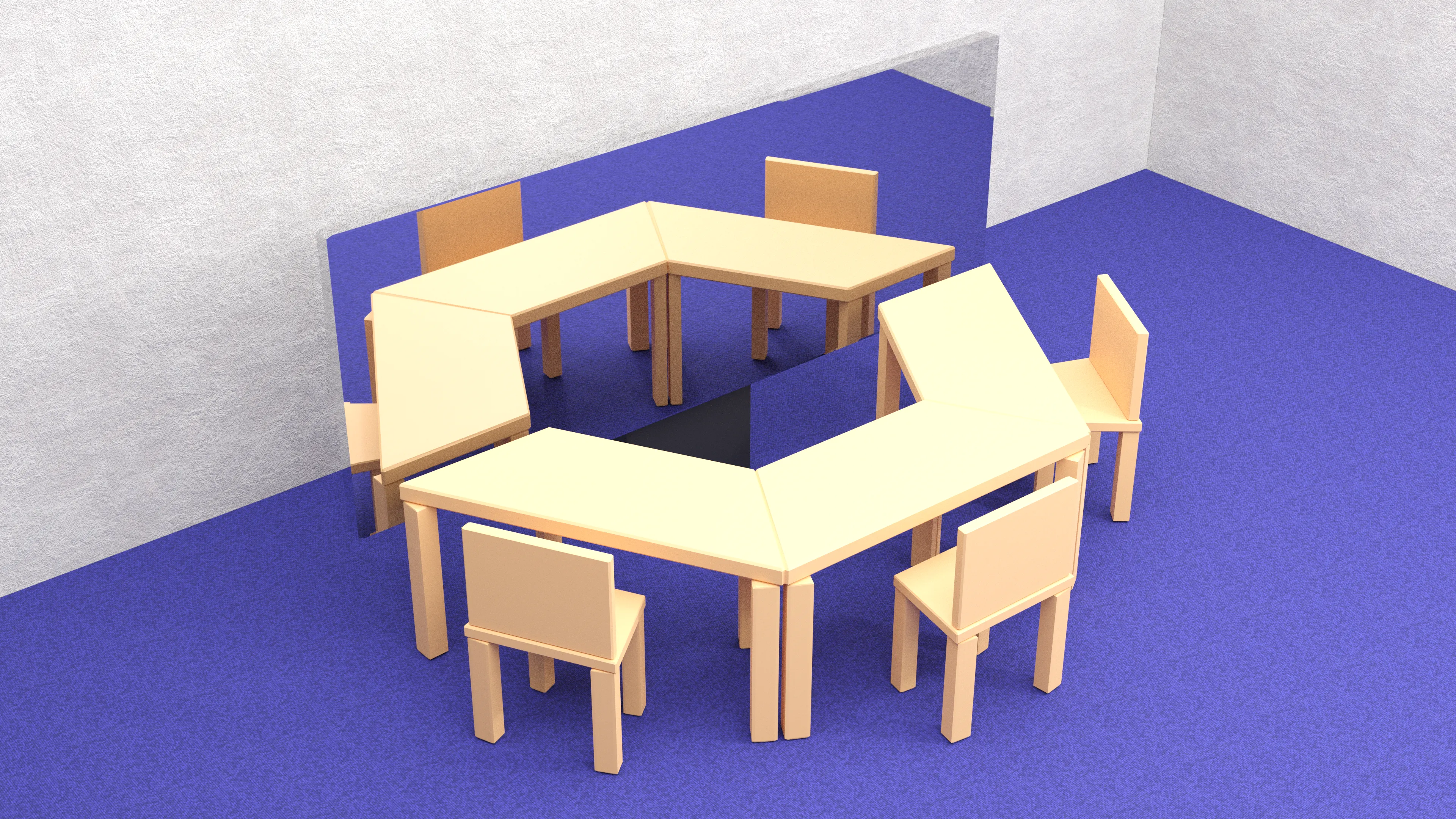 The reflected classroom