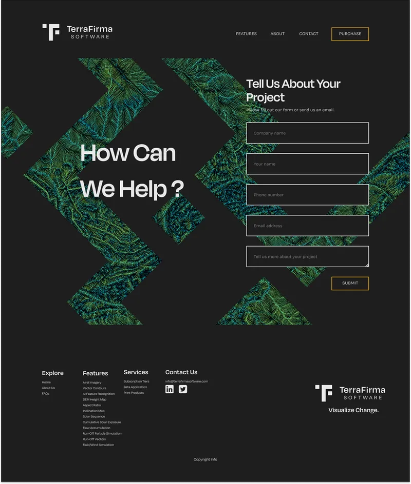 Website mockups