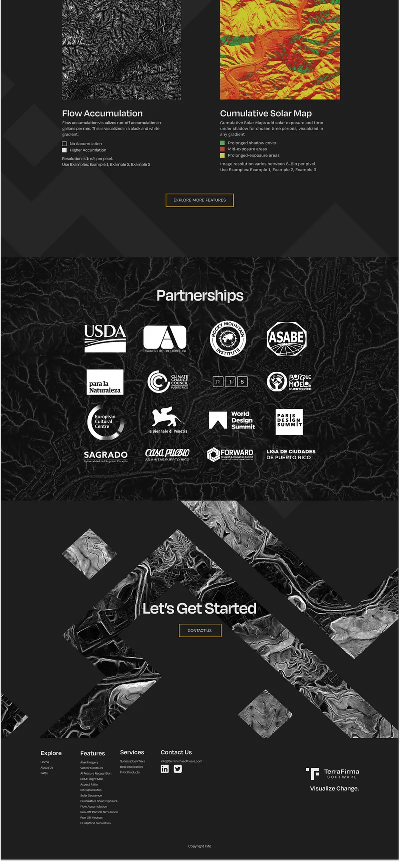 Website mockups